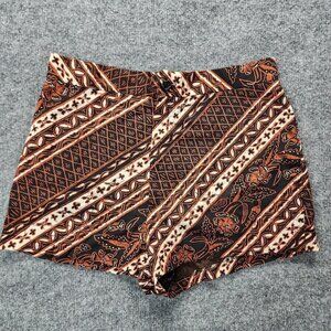 Charlie's Girls Erika Elias 1970s VINTAGE Brown High Rise Micro Shorts Size 13